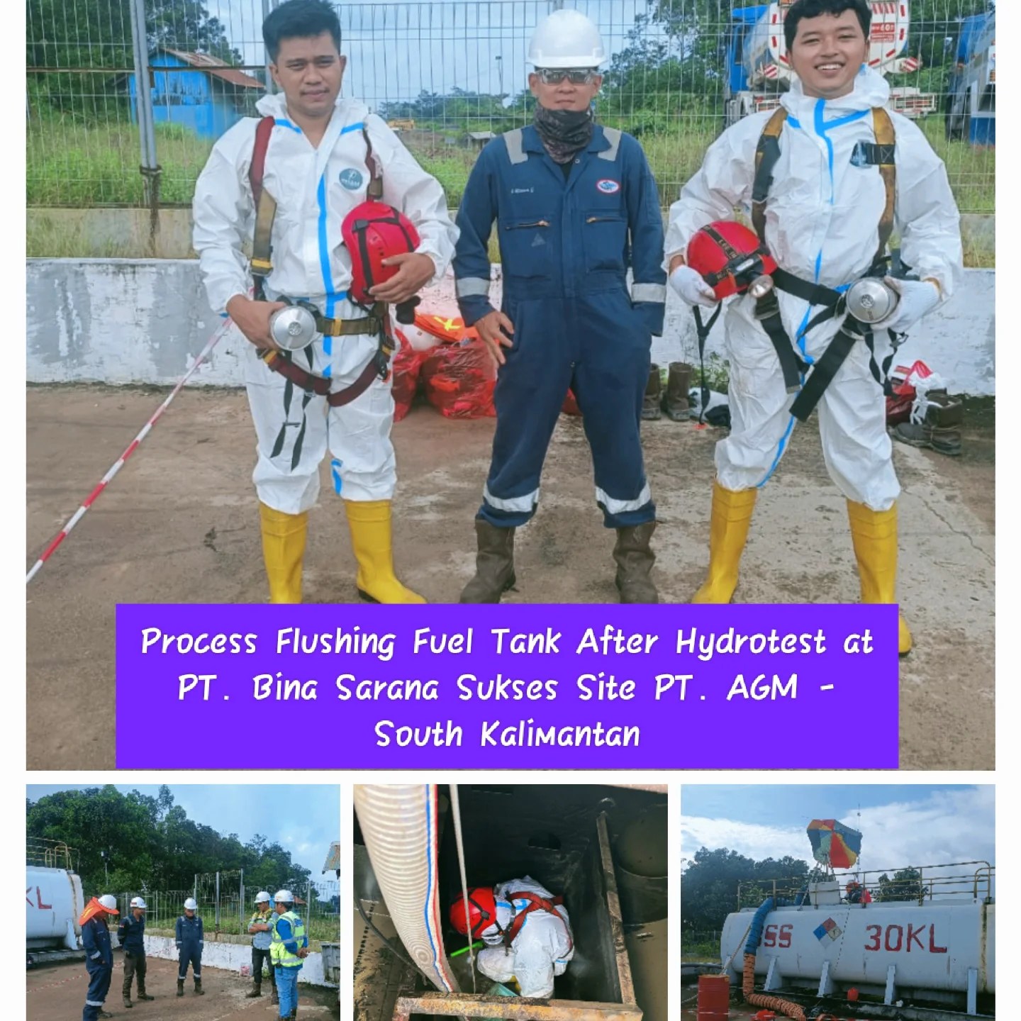 Project Sertifikasi, Hydrotest, Flushing After Hydrotest, at PT. Bina Sarana Sukses Site PT. Antang Gunung Meratus- Tapin- South Kalimantan