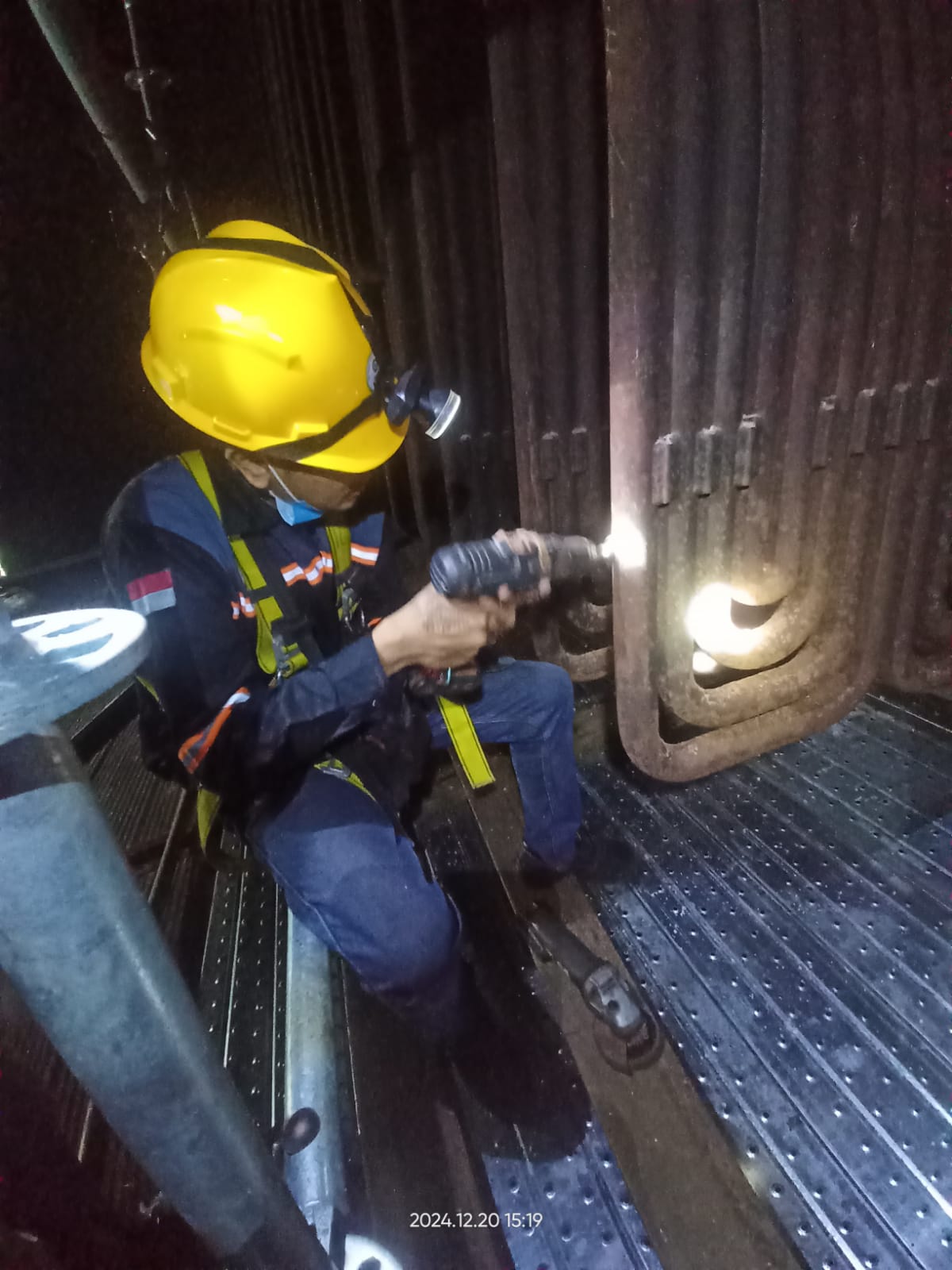 In Situ Metallography Tubing Boiler di PT. Kertas Nusantara – Berau Kalimantan Timur
